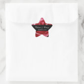 Red Roses bruid bruidegom bruiloft Sticker V004 (Tas)
