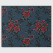 Red roses cadeaupapier (Vlak)