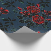 Red roses cadeaupapier (Hoek)