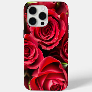 Red roses iPhone 15 pro max hoesje
