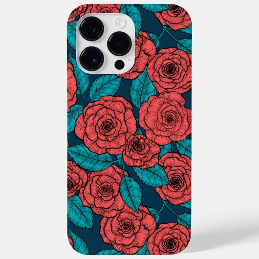 Red roses Case-Mate iPhone case (Achterkant)
