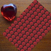 Red Roses Classic Zwart Bloemen Tissuepapier