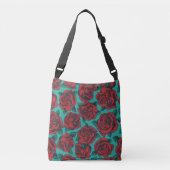 Red Roses Crossbody Bag Crossbody Tas (Voorkant)