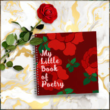 Red Roses Custom Title Spiral Bound