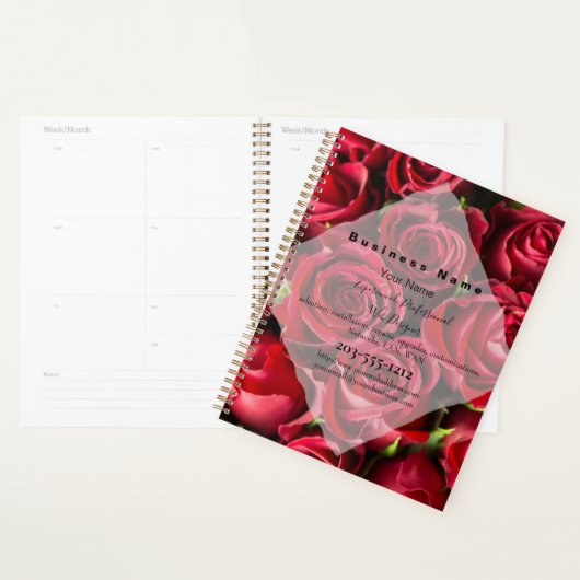Red Roses Daily Planner HAMbyWG (Display)