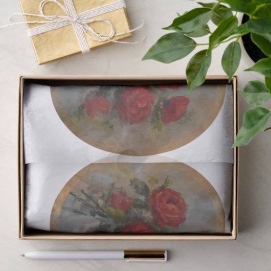Red Roses DBL Tissuepapier (Geschenk)