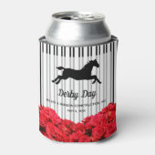 Red Roses Derby Racehorse Blikjeskoeler (Blikje Voorkant)
