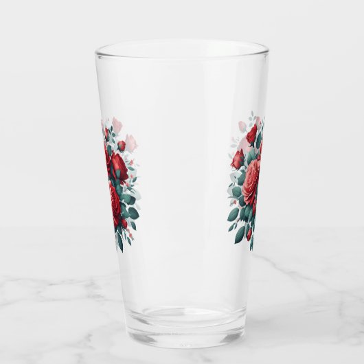 Red Roses Design Glas (Links)