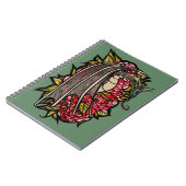 Red Roses Dragon Art Notitieboek (Linkerzijde)