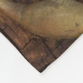 Red Roses en Horse Bit Country Western Fleece Deken (Hoek)