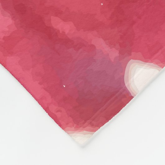 Red Roses Fleece Blanket Deken (Hoek)