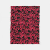 Red Roses Fleece Blanket Deken (Voorkant)