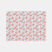 Red roses fleece deken (Voorkant (Horizontaal))