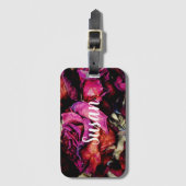 Red Roses Floral Bagagelabel (Voorkant (verticaal))