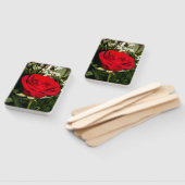 Red Roses Floral Bouquet Natuur Fotografie Handwaaier (Niet-gemonteerd)