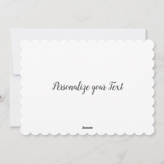 Red Roses Floral Heart Wreath Elegant Cute  Feestdagenkaart (Achterkant)