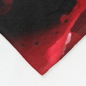 Red Roses Floral Petals Blossom Planten Vloer Fleece Deken (Hoek)