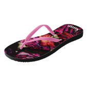 Red Roses Floral Teenslippers (Schuin)