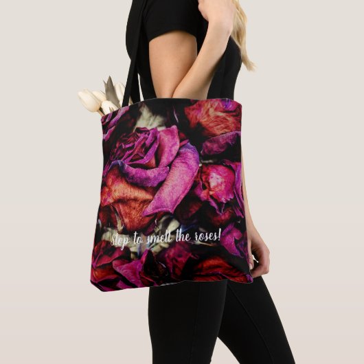 Red Roses Floral Tote Bag (Dichtbij)