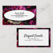 Red Roses Floral Visitekaartje (Voorkant / Achterkant)