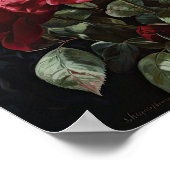 Red Roses Flower Art Print Poster (Hoek)