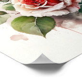 Red Roses Flower Art Print Poster (Hoek)