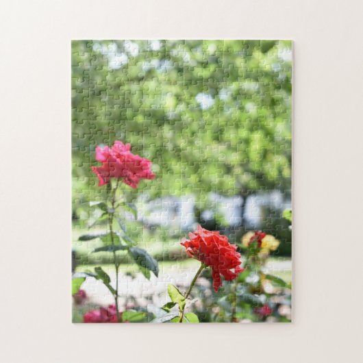 Red Roses Flower Natuur Legpuzzel (Verticaal)