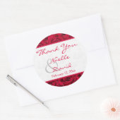 Red Roses Galore bruiloft gunst Sticker (Envelop)