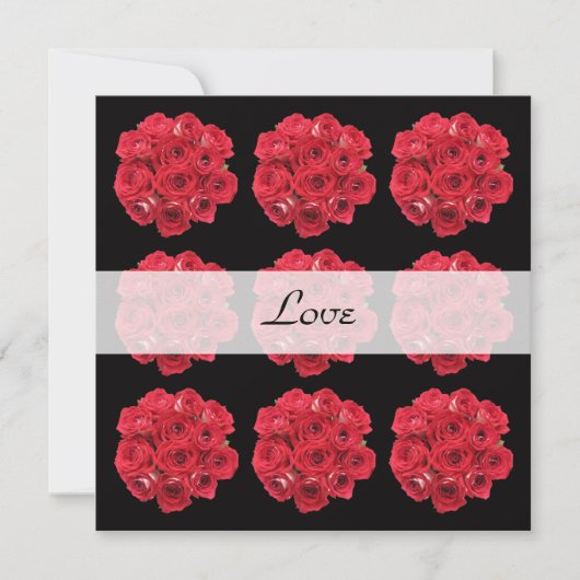 Red Roses gelofte van vernieuwing Kaart (Voorkant)