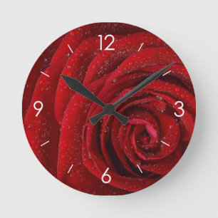 Red Roses gepersonaliseerd Ronde Klok
