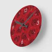 Red Roses gepersonaliseerd Ronde Klok (Hoek)