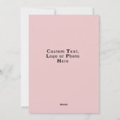 Red Roses gepersonaliseerde Valentijnsdag Kaart (Achterkant)