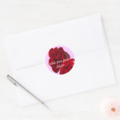 Red Roses Gift Sticker (Envelop)