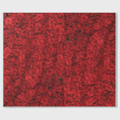 Red Roses Gift Wrap door HAMbyWG Cadeaupapier (Vlak)