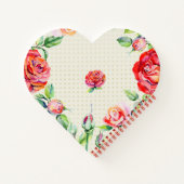 Red Roses Gold Bruiloft Vrijgezellenfeest Making M Notitieboek (Achterkant)