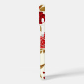 Red Roses & Gold Leaves Case-Mate iPhone Case (Achterkant / Links)