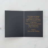 Red Roses Gold Nummer 25ste Jubileum Kaart (Binnen)