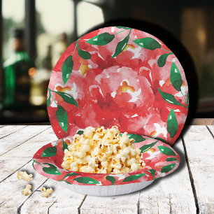 Red Roses Green Leaves Papieren Kommen