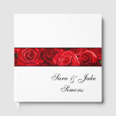 Red Roses Guest Book Gastenboek (Voorkant)
