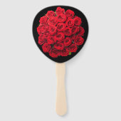 Red roses handwaaier (Voorkant)