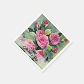 Red Roses Happy Moederdag Servet (Hoek)