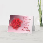 Red Roses Happy Mother's Day Card Kaart (Voorkant)