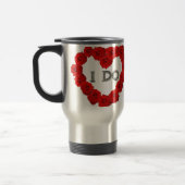 Red Roses Heart I Bling Coffee Tea Travel Reisbeker (Links)
