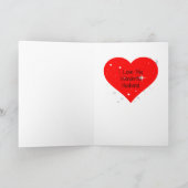 Red Roses, I Love My Husband, Kaart (Binnen)