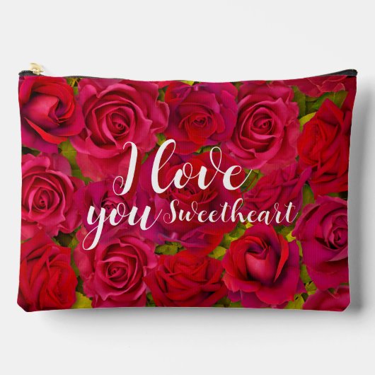Red Roses I  Love you Name Etui (Voorkant)