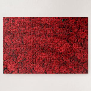 Red Roses Jigzaag Puzzle Legpuzzel