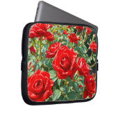 Red Roses Laptop Sleeve (Voorkant Rechts)