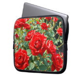 Red Roses Laptop Sleeve (Voorkant Links)