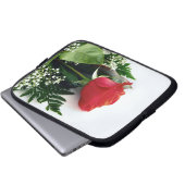 Red roses laptop sleeve (Voorkant onderkant)