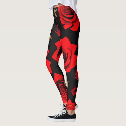 Red roses leggings (Links)